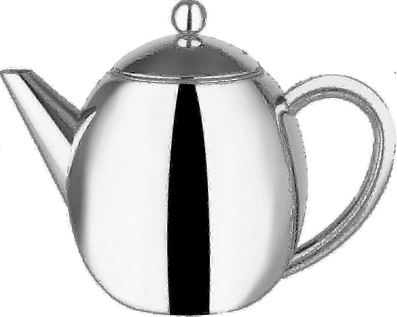 Stainless 2L Double-Wall Tea Brewing Pot