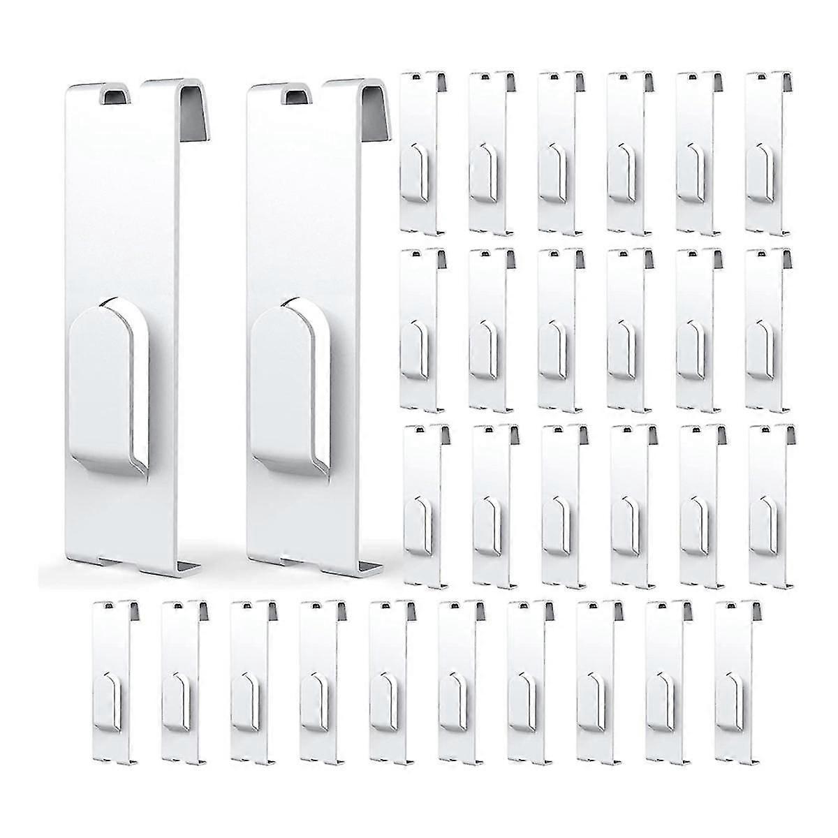 30pcs Gridwall Hooks Hangers,grid Panel Hooks Grid Wall Hook Grid Wall Accessories Wire Grid Hook G
