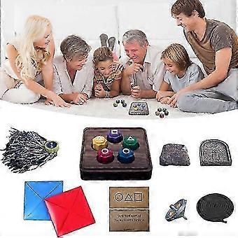 Koreaanse volksspelset, Gonggi Koreaans spel, 2025 Koreaans traditioneel spel, steenvangend spel, familiereizen speelspellen Kit -X