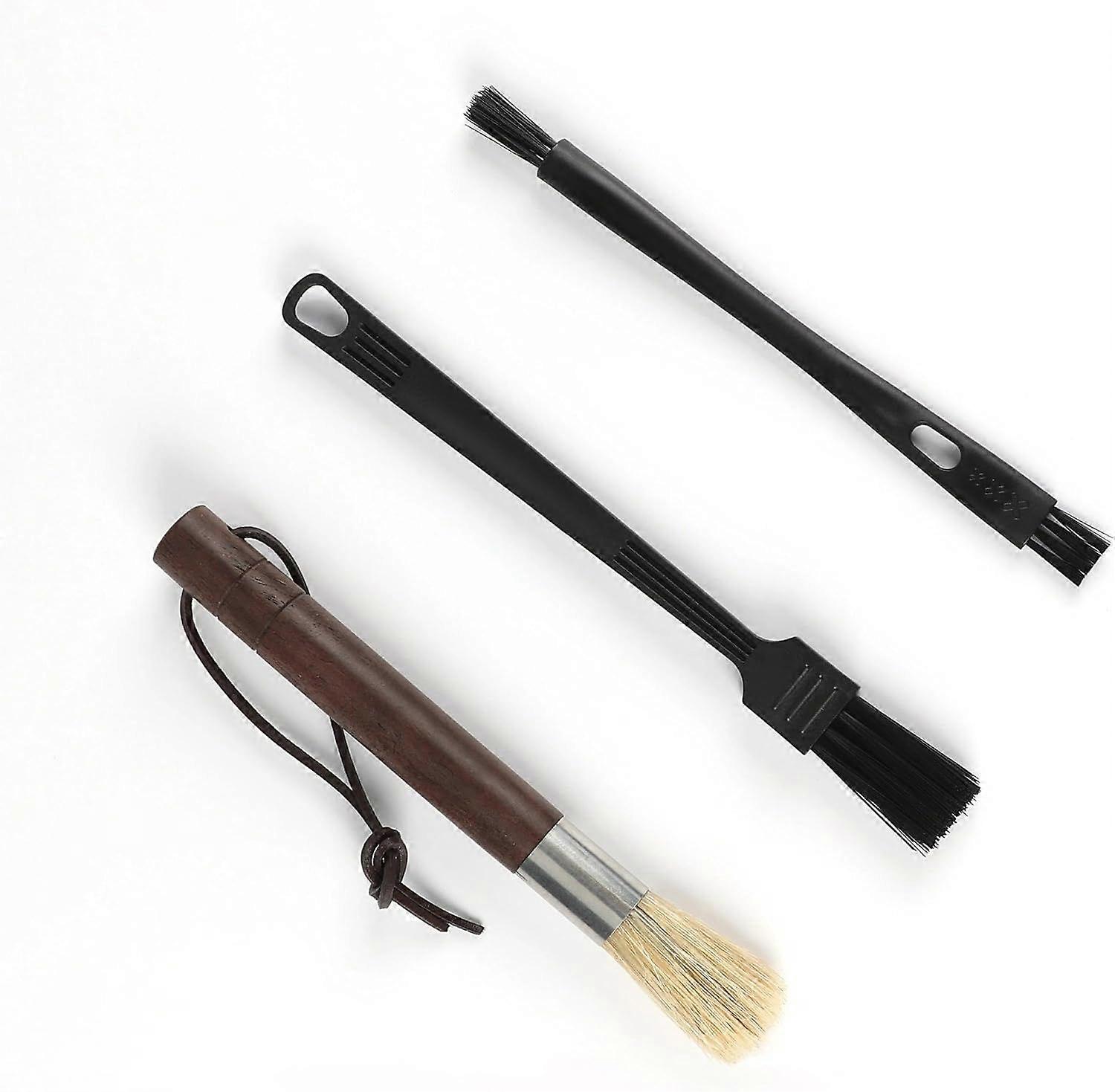 3 Pieces Coffee Grinder Cleaning Brush Set