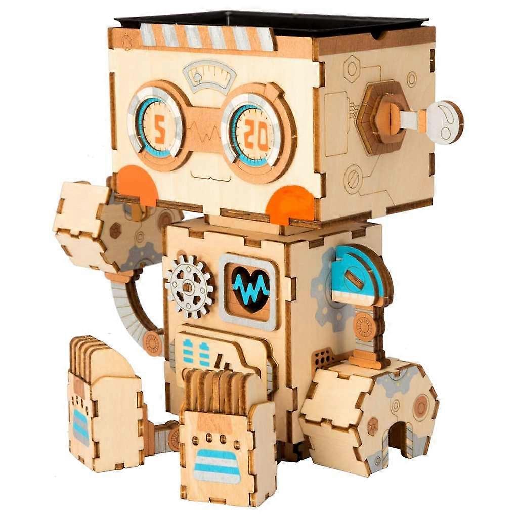 Robotime Bloempot bouwpakket Robot
