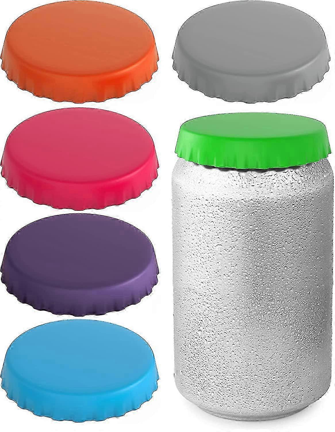 Assorted Silicone Can Covers 6 Pcs