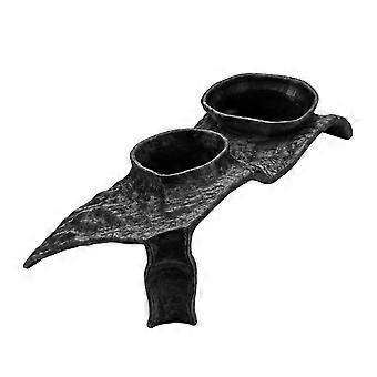 Stone-Look Aquarium Corner Hideout of Betta Fish Cave Design, Viewing Tunnel for Shrimp and Fish Tank