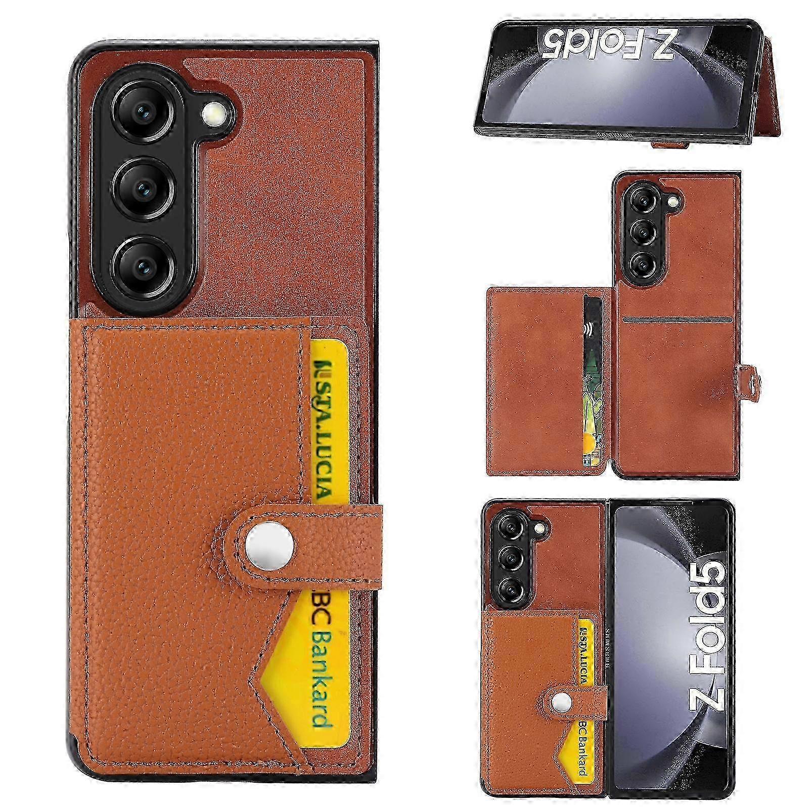 Single Button Card Holder Phone Case