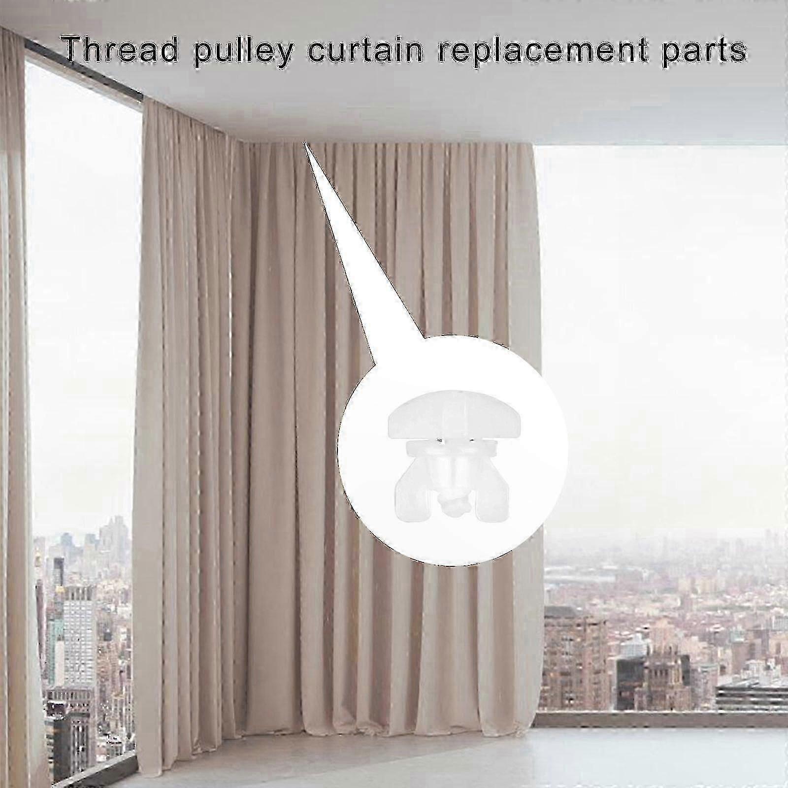 10-Pack Adjustable Curtain Track End Stops compatible with Efcompatible withtless Sliding and Quick Setup-Good