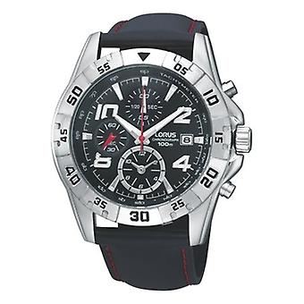 Lorus Watches Quartz Analog Men's Watch with RF805DX9 Cowskin Bracelet