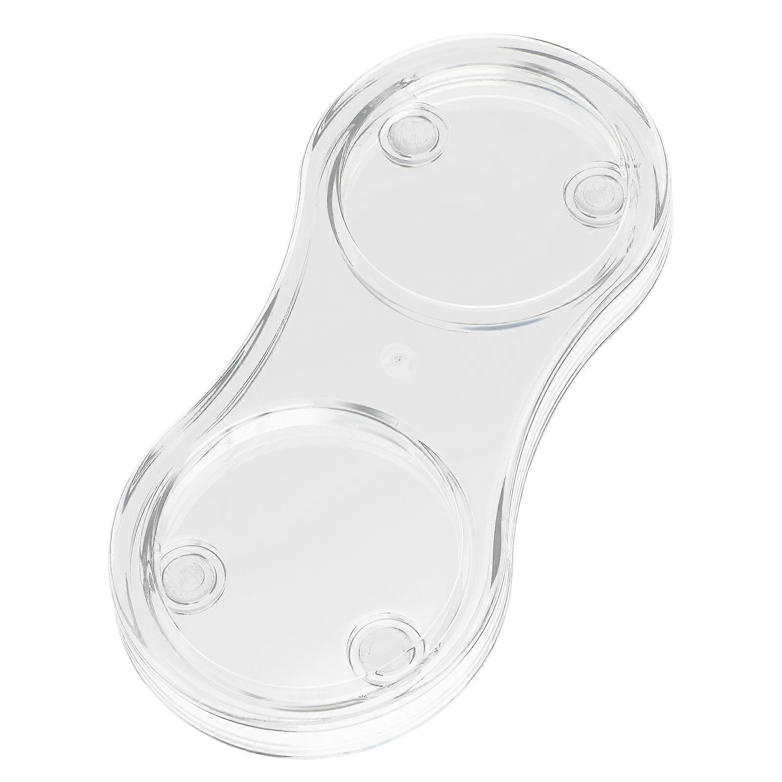 Acrylic Grinder Tray for Kitchen with Nonslip Holder