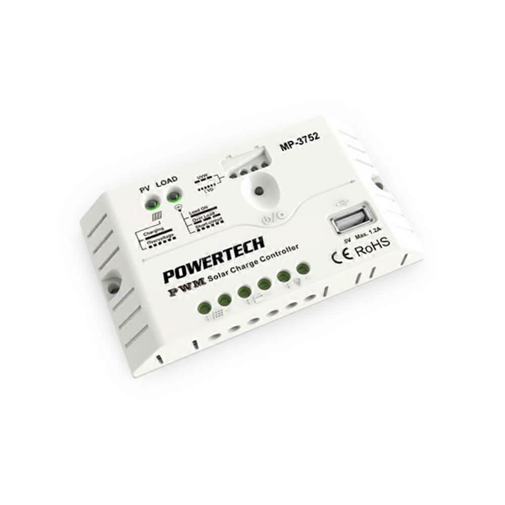 20A Powertech Solar Charge Controller With Usb 12V/24V Automatic Charge Mode