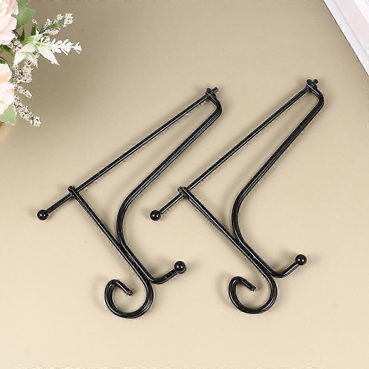 Iron Mug Display Stand Black Folding