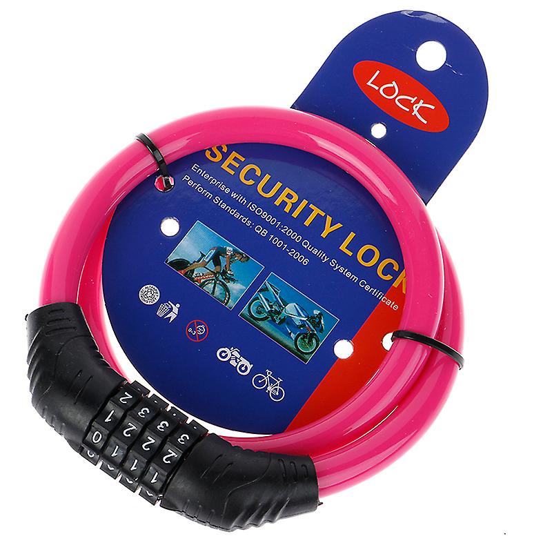 1 Pcs Bike Lock 4 Digit Code Combination Bicycle Lock Bicycle Security Lock