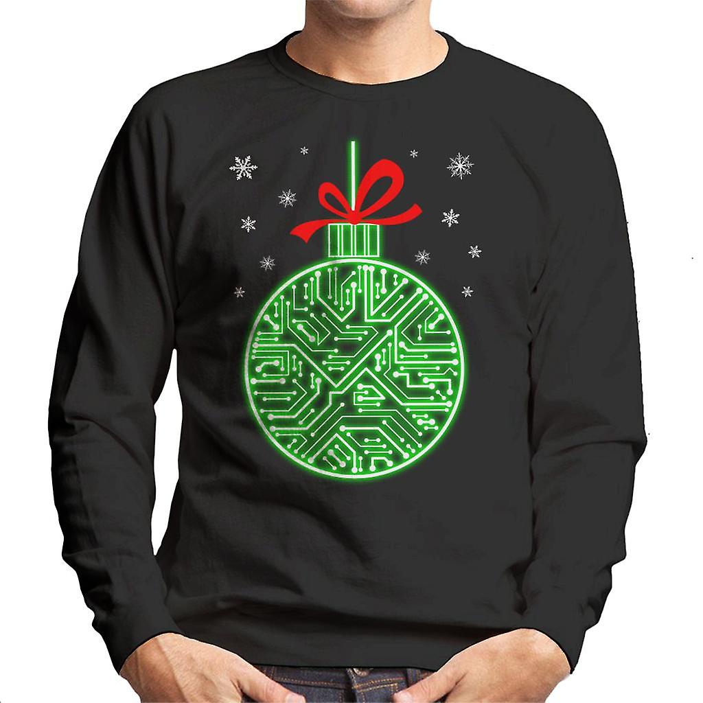 Circuit Board Christmas cacko męska Bluza
