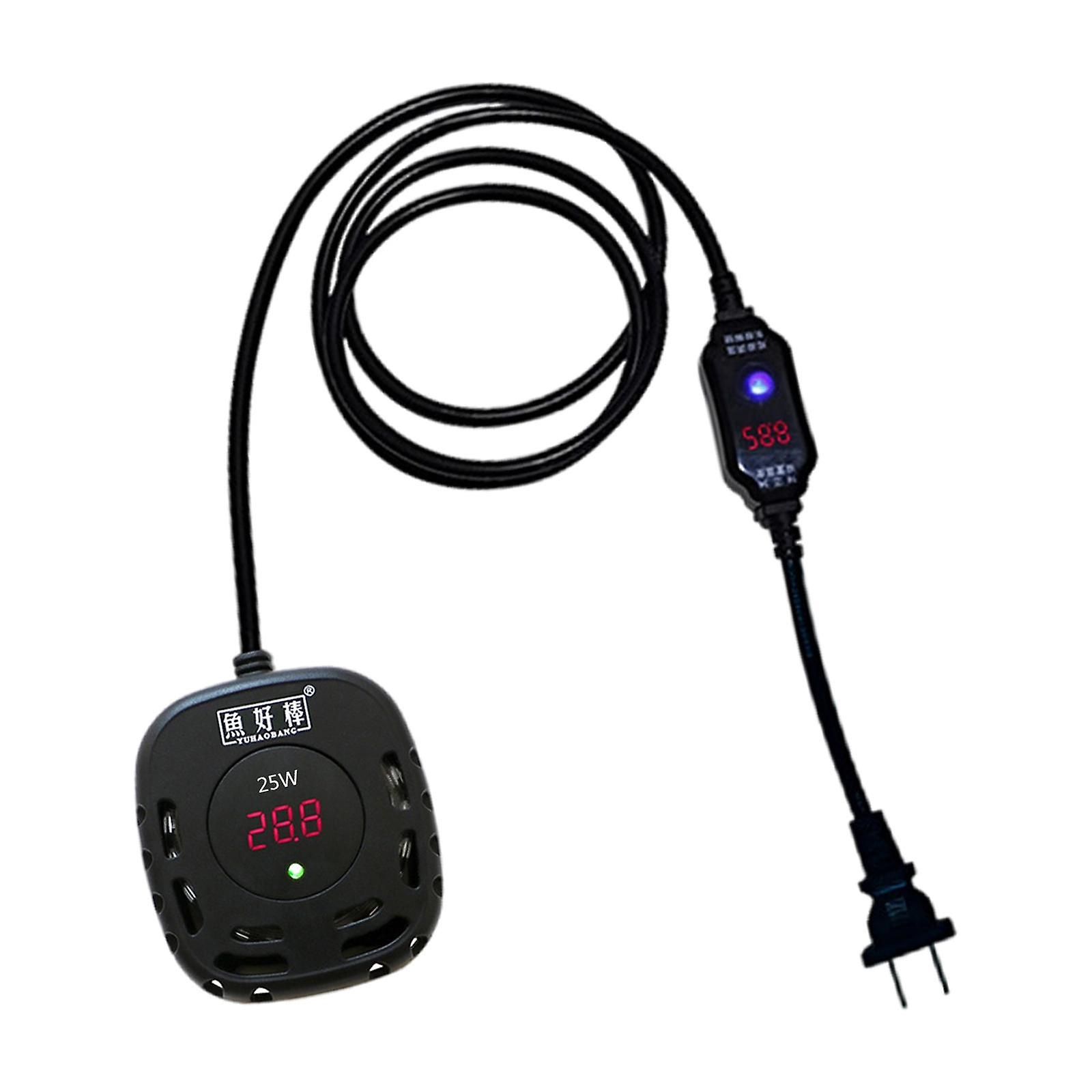 Mini Aquarium Fish Tank Heater Temperature Controller USB Heating Rod 25W