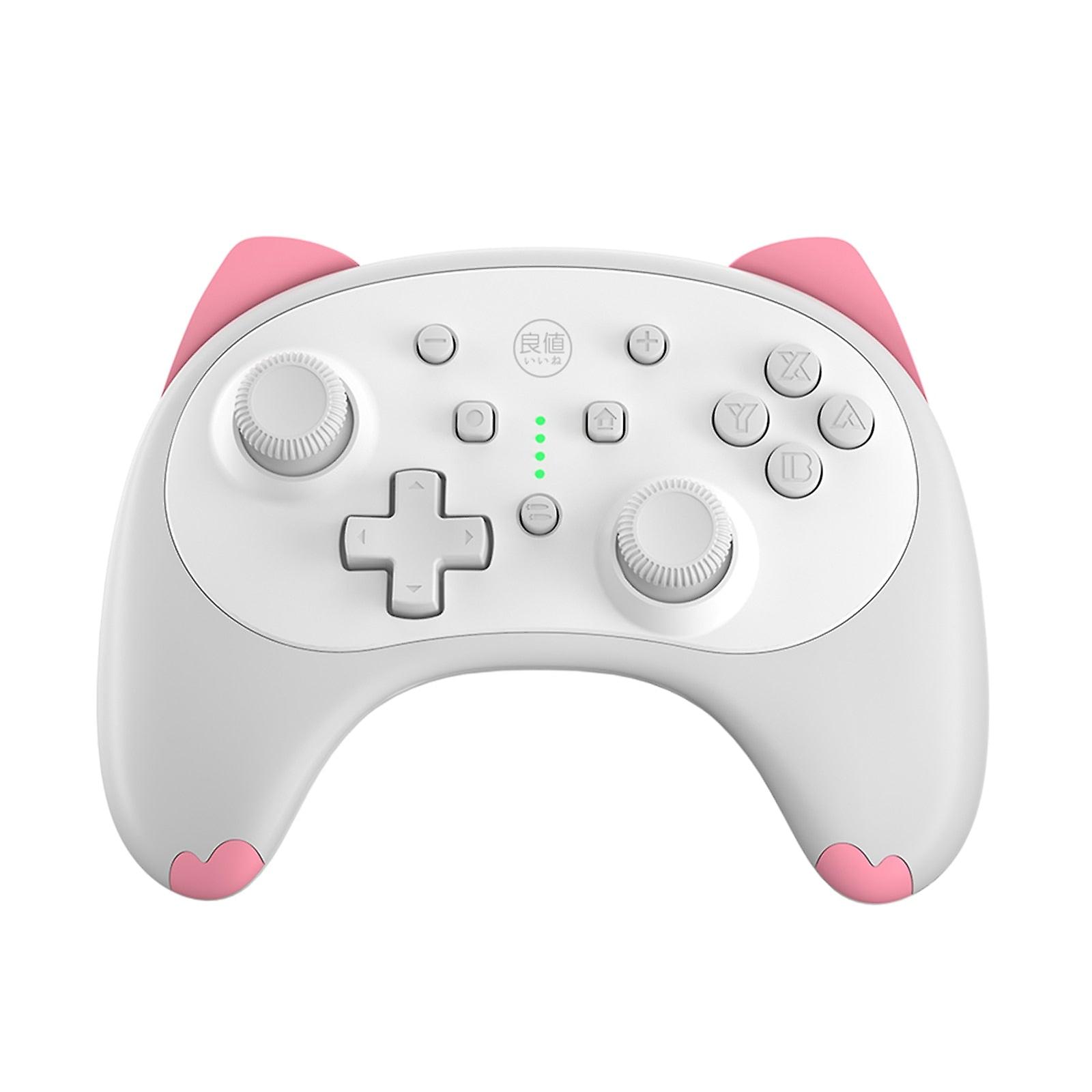 Cartoon Kitten Wake Up Voice Wireless Controller Headset Support Compatible Nintendo Switch/switch Lite/switch Oled