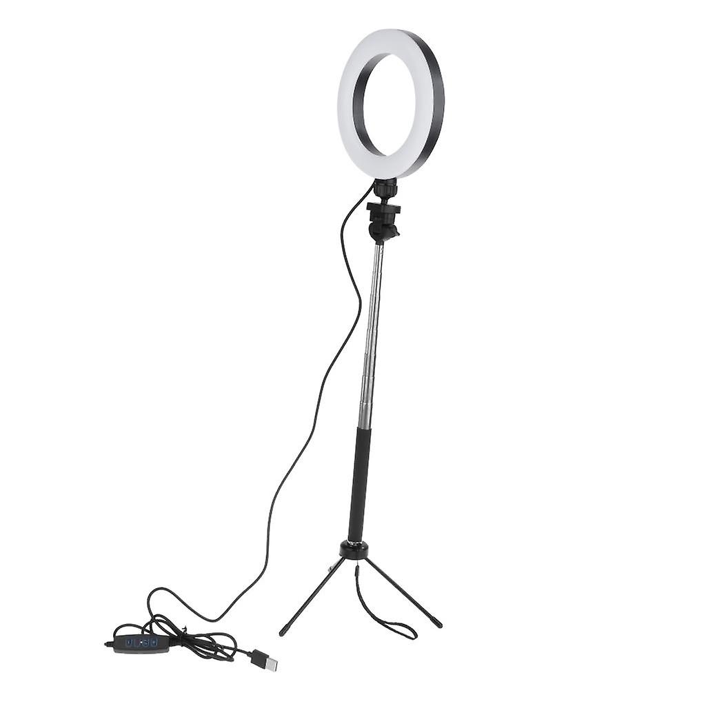 6" LED Selfie Ring Light with Tripod Stand for Live Stream Makeup Video