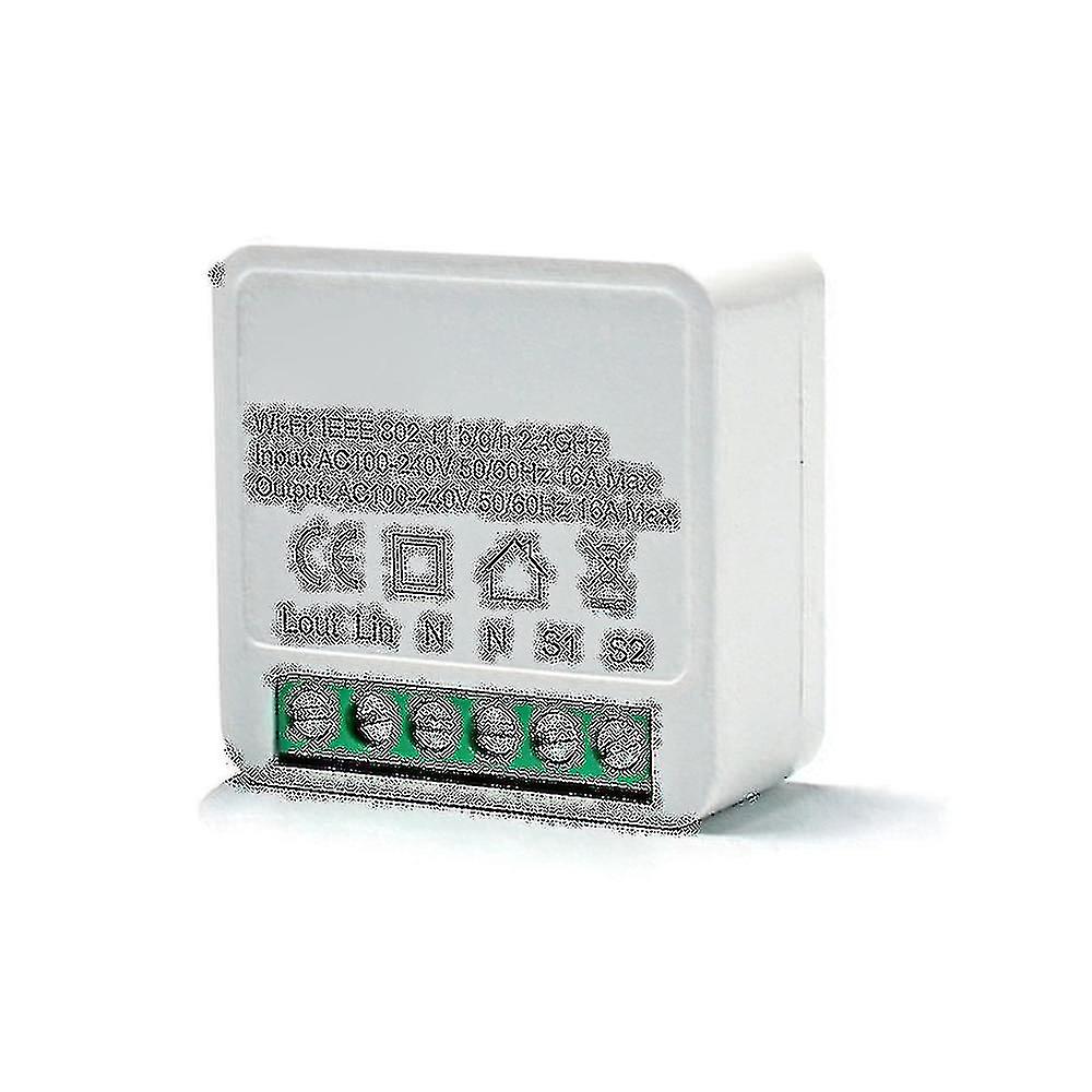 Smart Switch Wifi Light Switch Breaker Module Bluetooth Wireless Remote Control, ,1/2 Way 16a