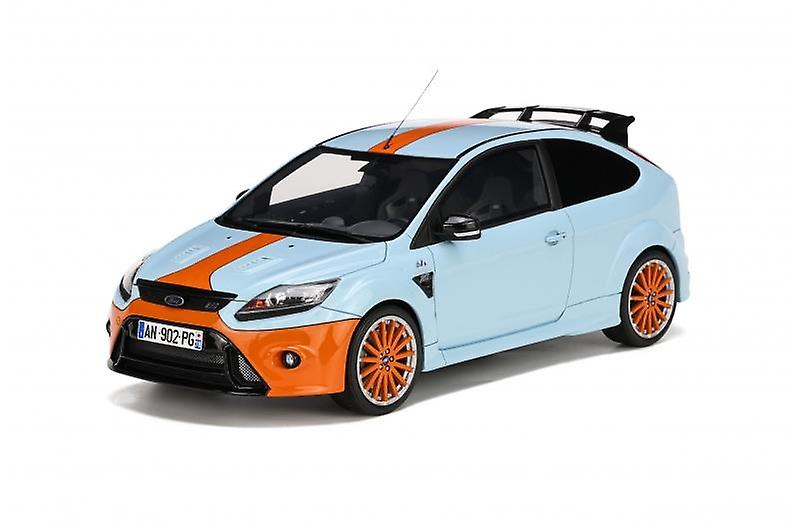2010 فورد فوكس MK2 RS لومان الأزرق والبرتقالي 01:18 مقياس أوتو موبايل OT1011