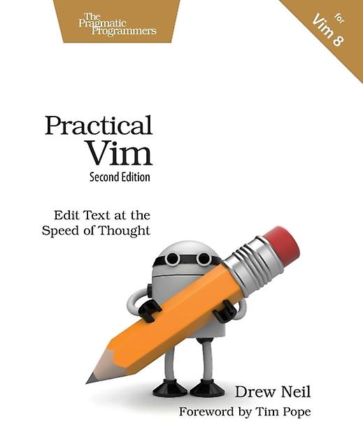 Practical Vim מאת דרו ניל ספר בכריכה רכה