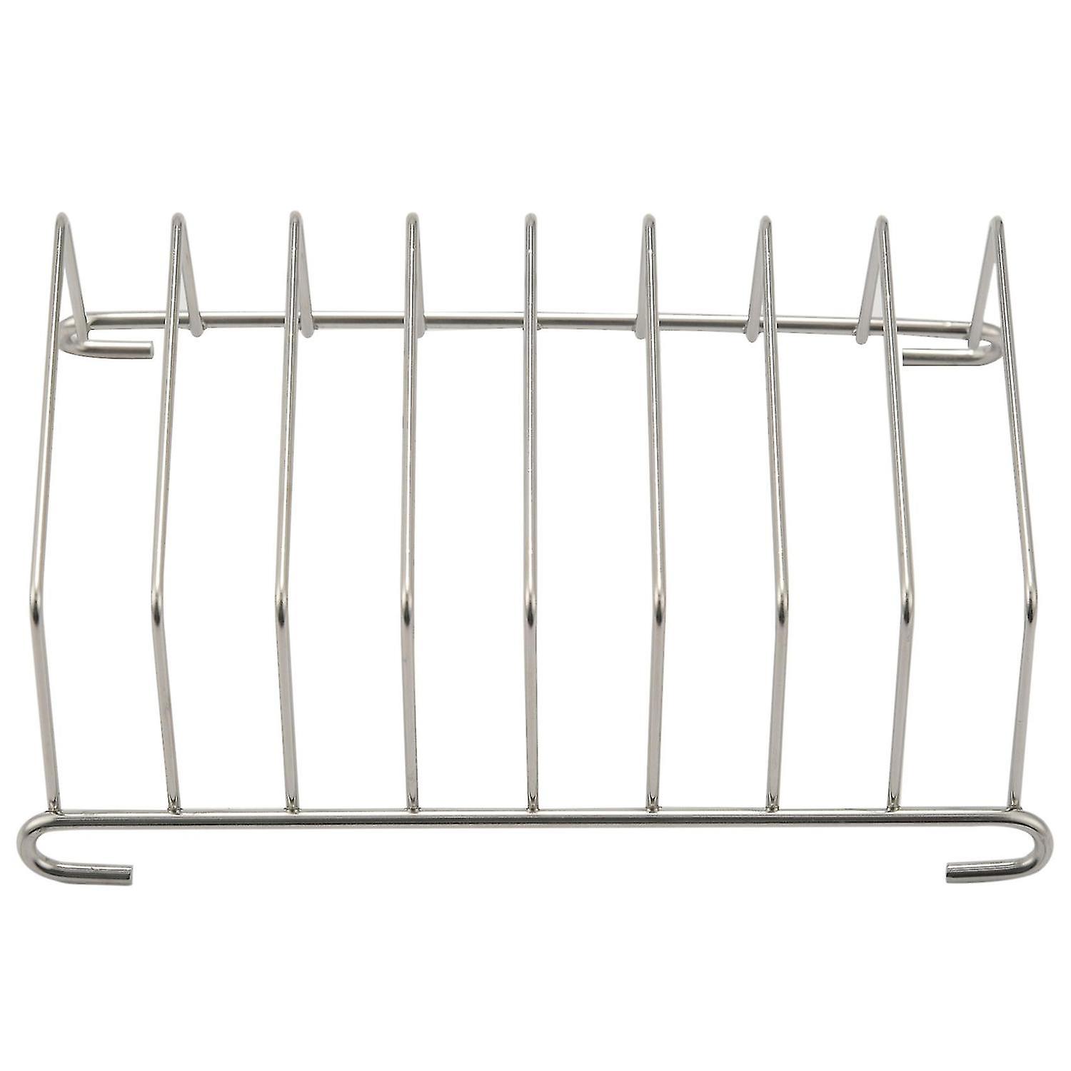 2 Pcs Toast Bread Rack Holder 8 Slice Holes Tool Cooling Grid Bread Rack Rectangle Air Fryer Access
