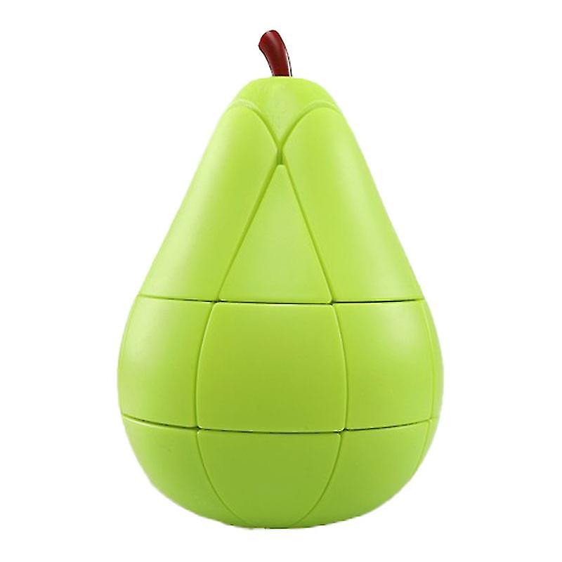 Fruit Puzzle Cube Creative Bright Colors Realistic Children's Educational Toys for Home Pear