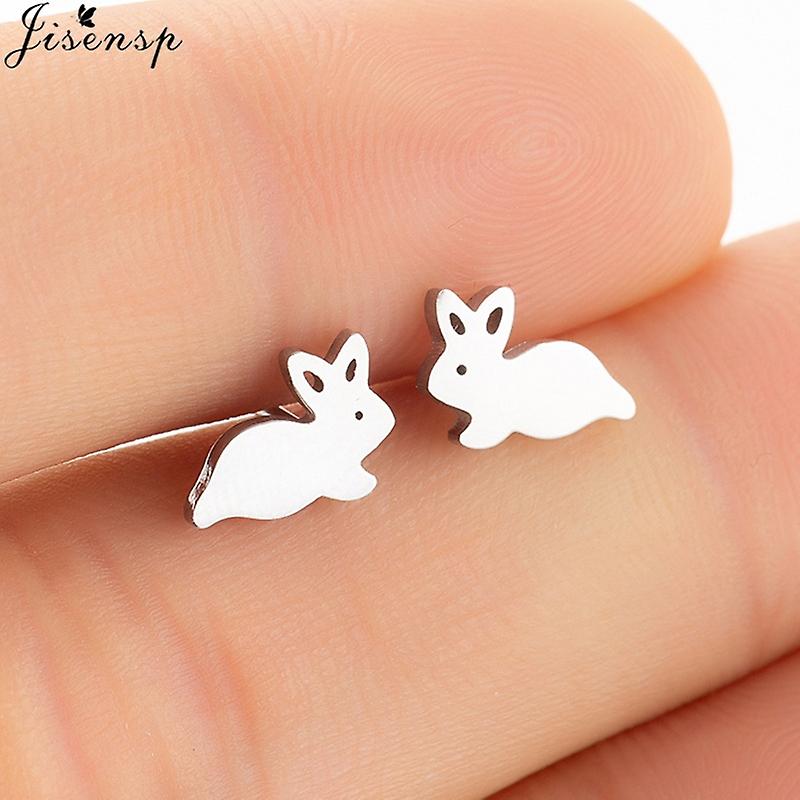 Women earring girl stud ear Drop Korean Style Star Moon Ear s Minimalist Cat Puzzle Leaf Dinosaur Bl