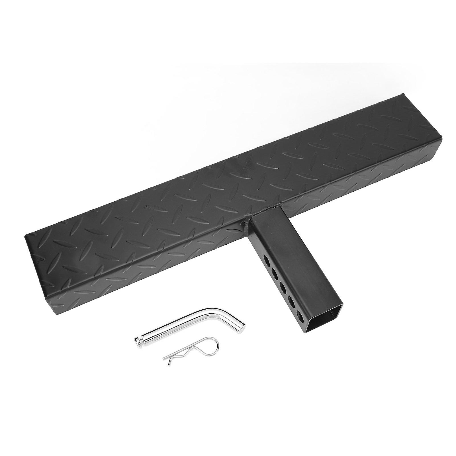 Hitch Steps 220lbs Load Capacity Antislip Surface Iron Towing Bumper Guard With Pin Lock For Most Cars Suvs Trucks Pickup