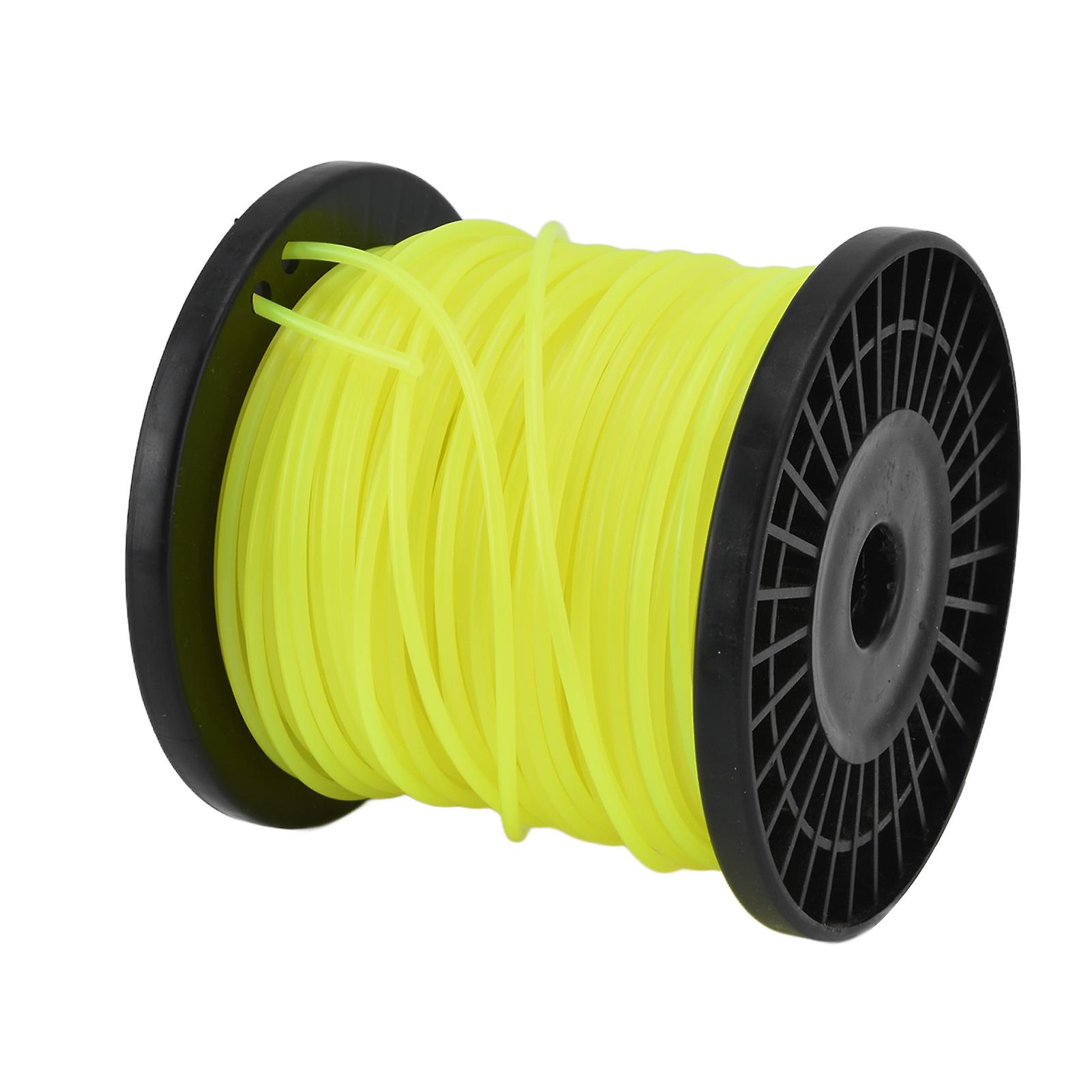 String Trimmer Line 3.0mm Round Yellow Trimmer Line Professional Weedeater Line for Most Lawn Mowers for Heavy Cutting 50m/164.0ft