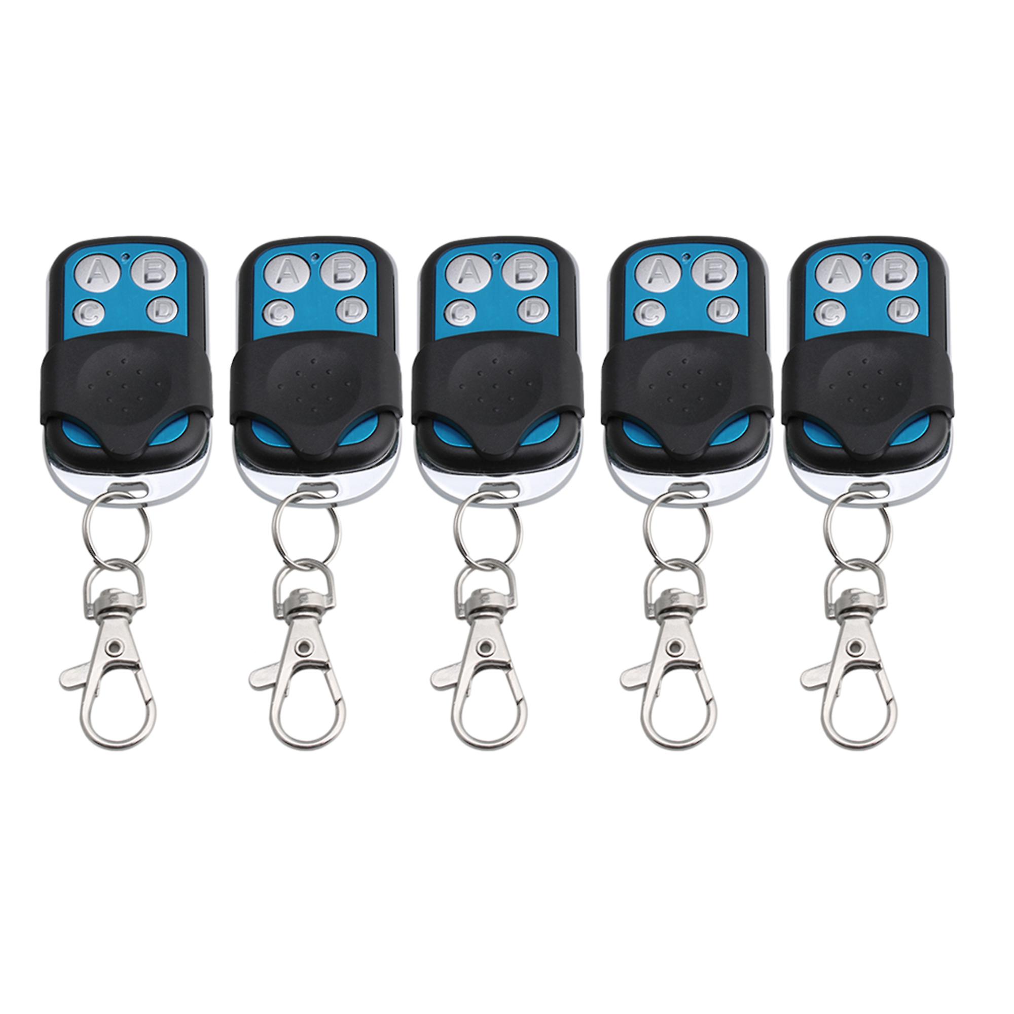 5PCS 4CH433MHz RF Wireless Remote Control Learning Code 1527 Chip Garage Door