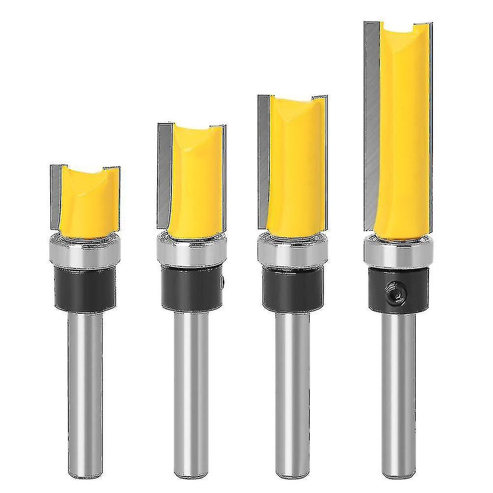 Router Bit Set With 1/4 Inch Shank Flush Trim Bit