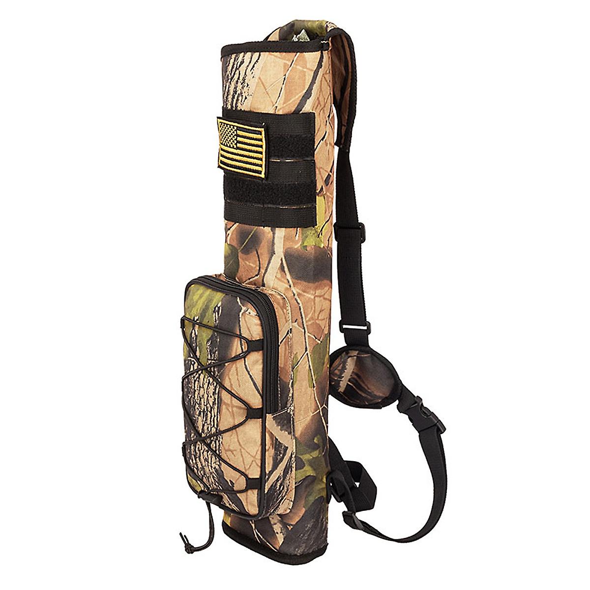 Archery Quiver Arrow Holder Shoulder Bag Carry Bag for Hunting Shooting Target Practicing