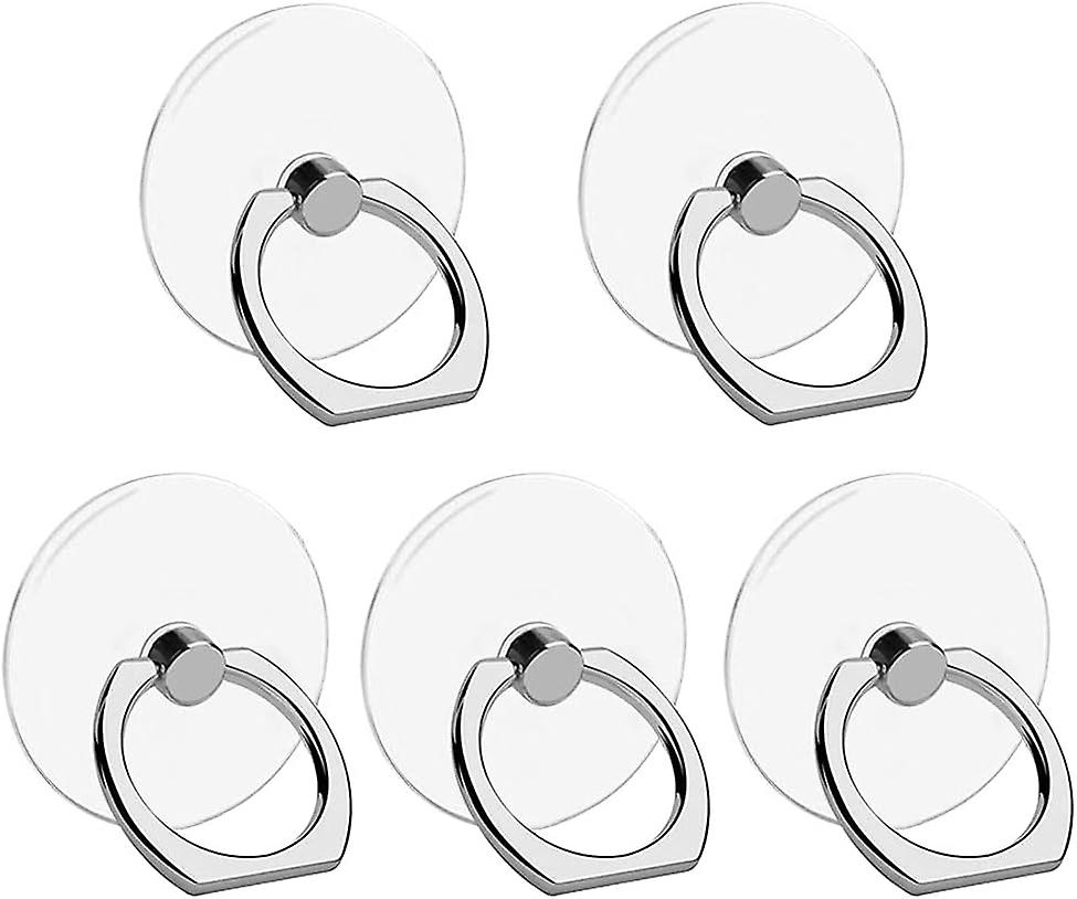 Pack Clear Phone Holder with 360° Rotating Ring (Round)