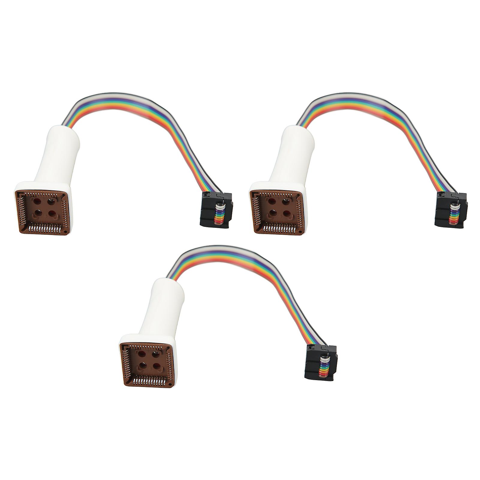 3 Pcs Car Key Coding Tool Cables OBD2 Key Programmer Code Reader Adapter Cables for EWS AK90