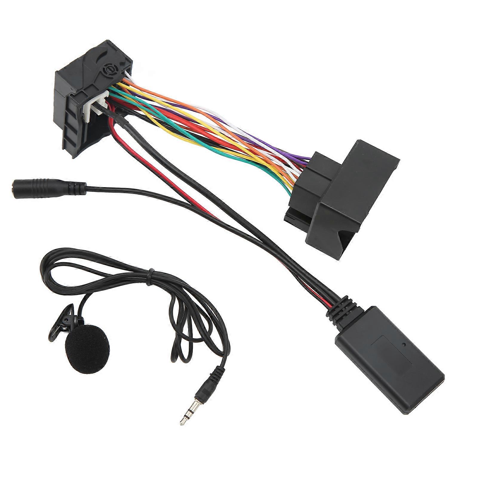 Adaptateur AUX Bluetooth 5.0 pour voiture avec microphone mains libres pour RCD310, RCD510, RNS310, RNS315, RNS510