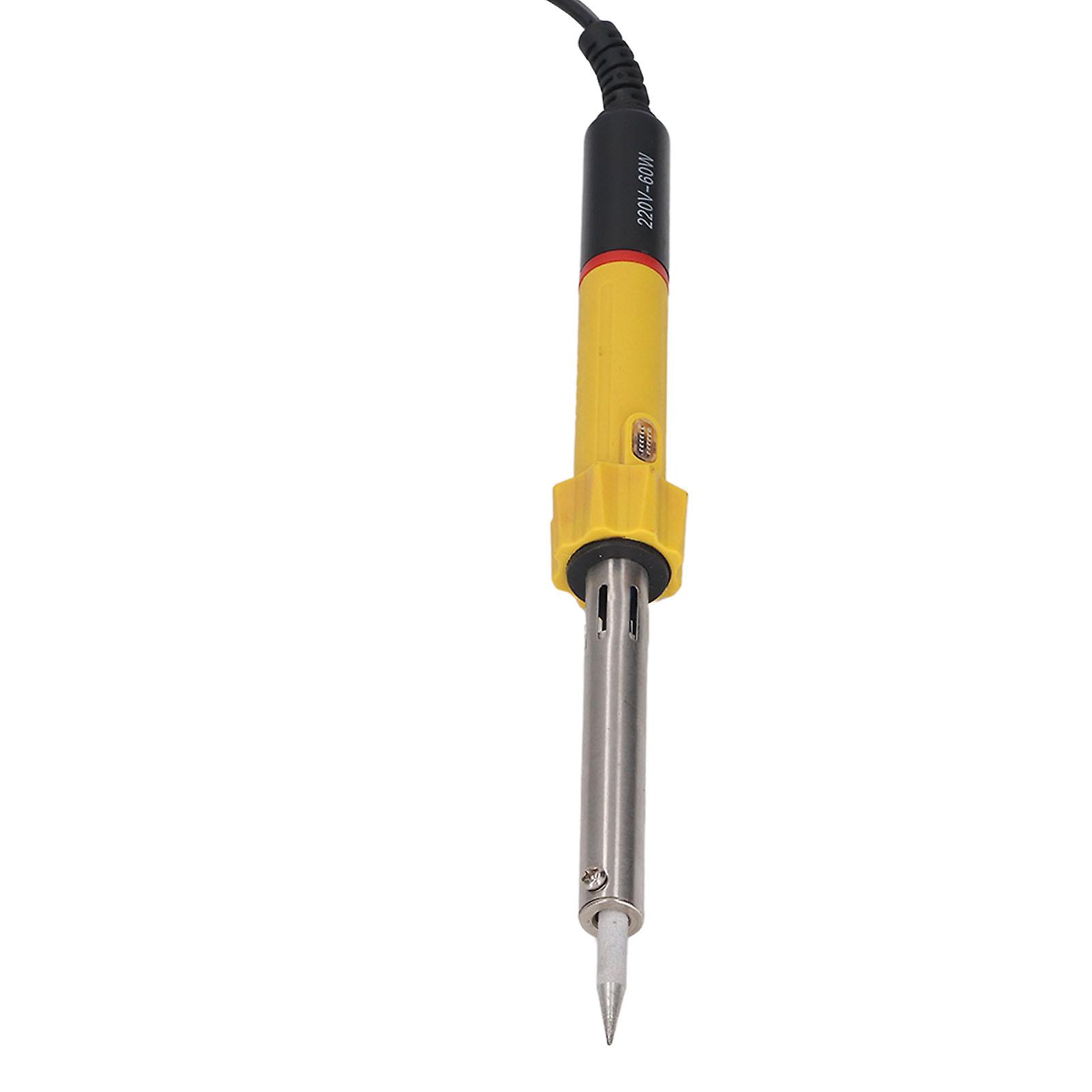 Fer à souder jaune 60W 2min chauffage rapide semi auto 2 mode de puissance fer à souder pour réparation bricolage