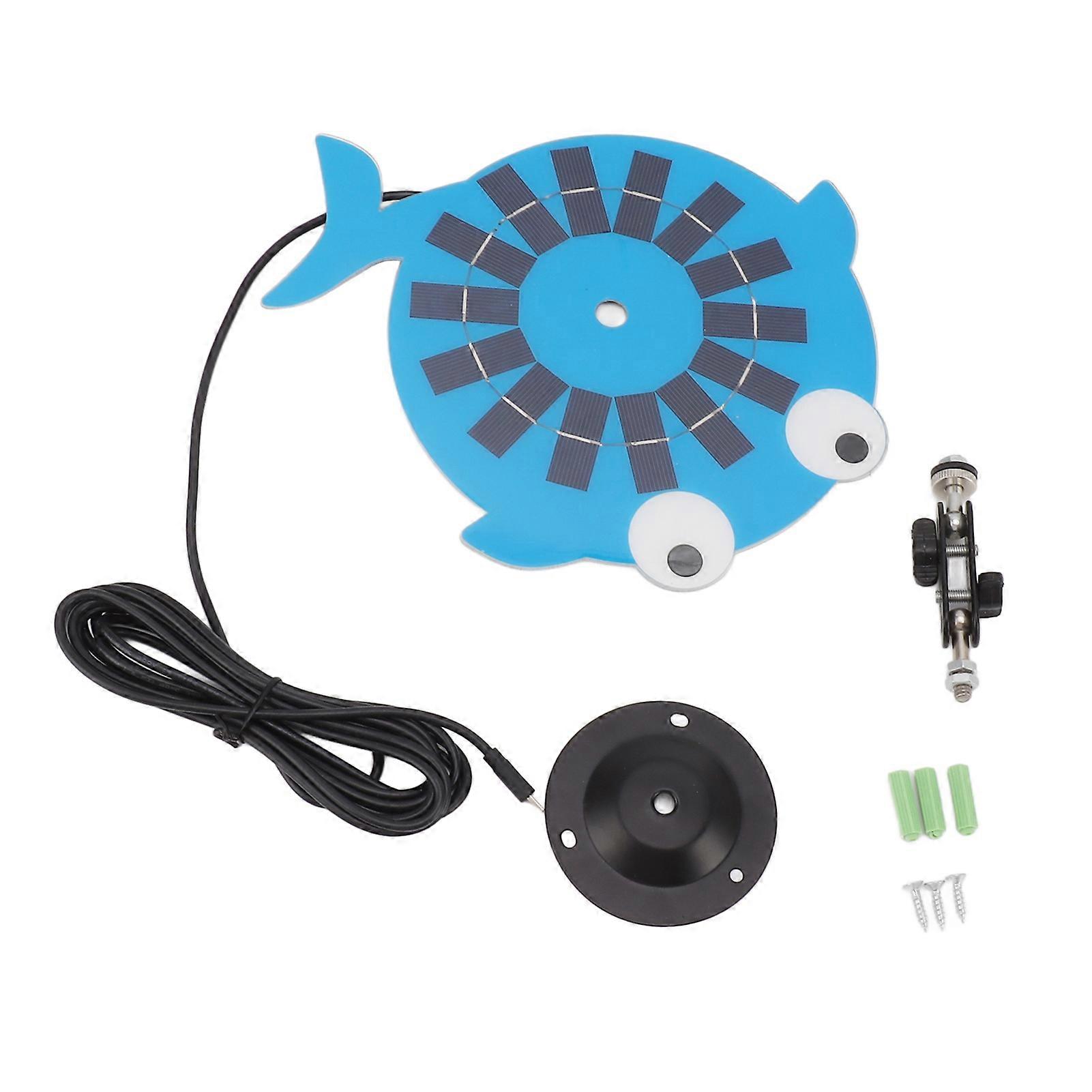 Solar Panel 10W 5V Efficient Conversion Waterproof Round Shape for Outdoor Security Camera LED Light