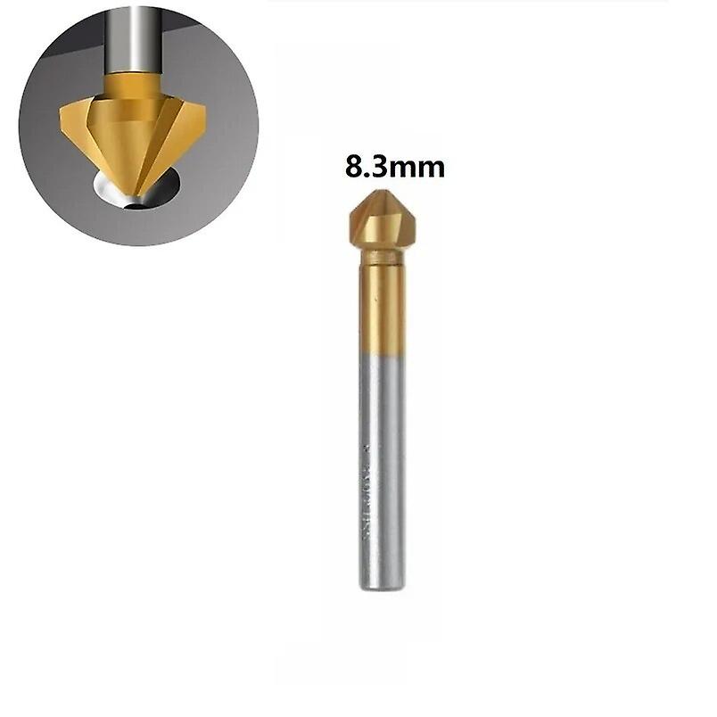3 Flute HSS Countersink Drill Bit 90 Degree Countersinks Chamfer Tools Drill Bits Chamfer Cutters 6.3/8.3/10.4/12.4/16.5/20.5mm~9545