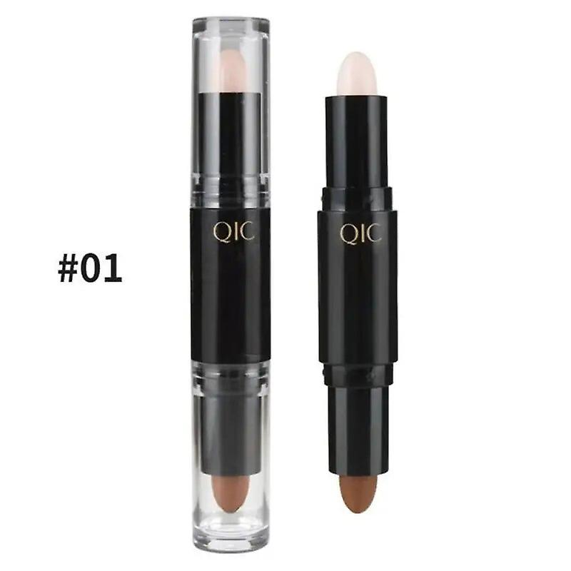 3 Colors Double Headed High Light Contour Bronzer Shimmer Stick Trimming Shadow Waterproof Long Lasting Nature Shadow Stick TSLM1~14931