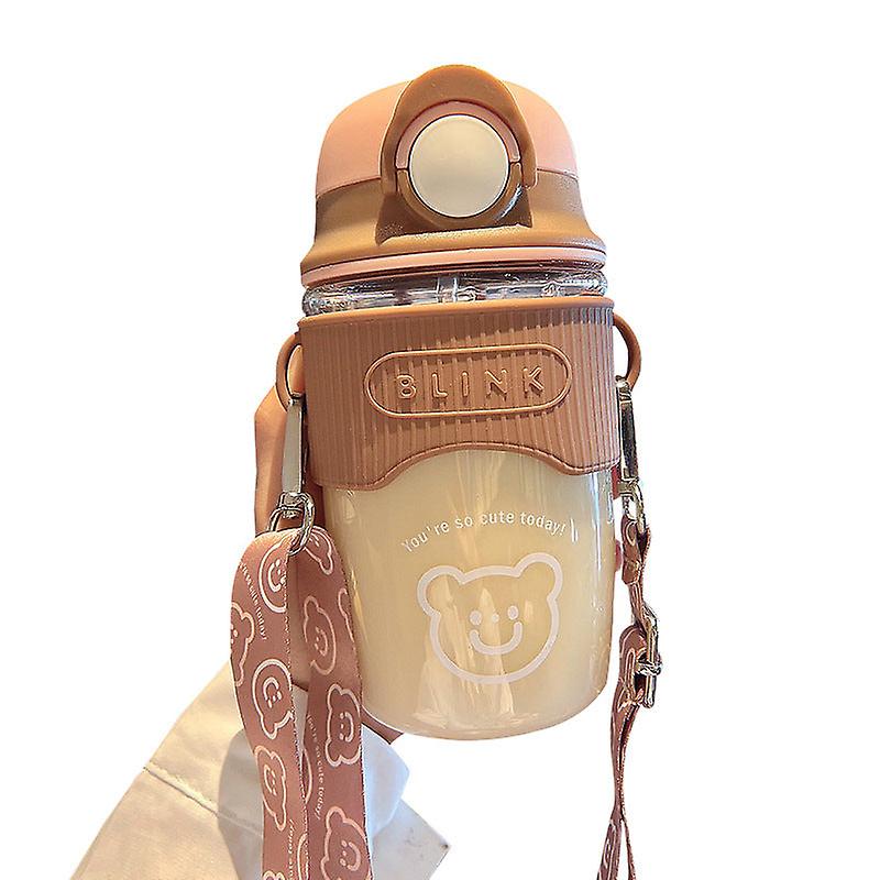 Kids Water Drinking Bottle Cute For Child Portable Good-looking Large Capacity Plastic High Temperature