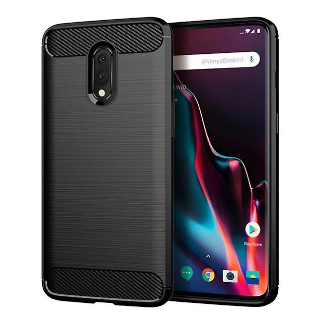 Soft Durable Protective Cover Case for Oneplus 7 - Black