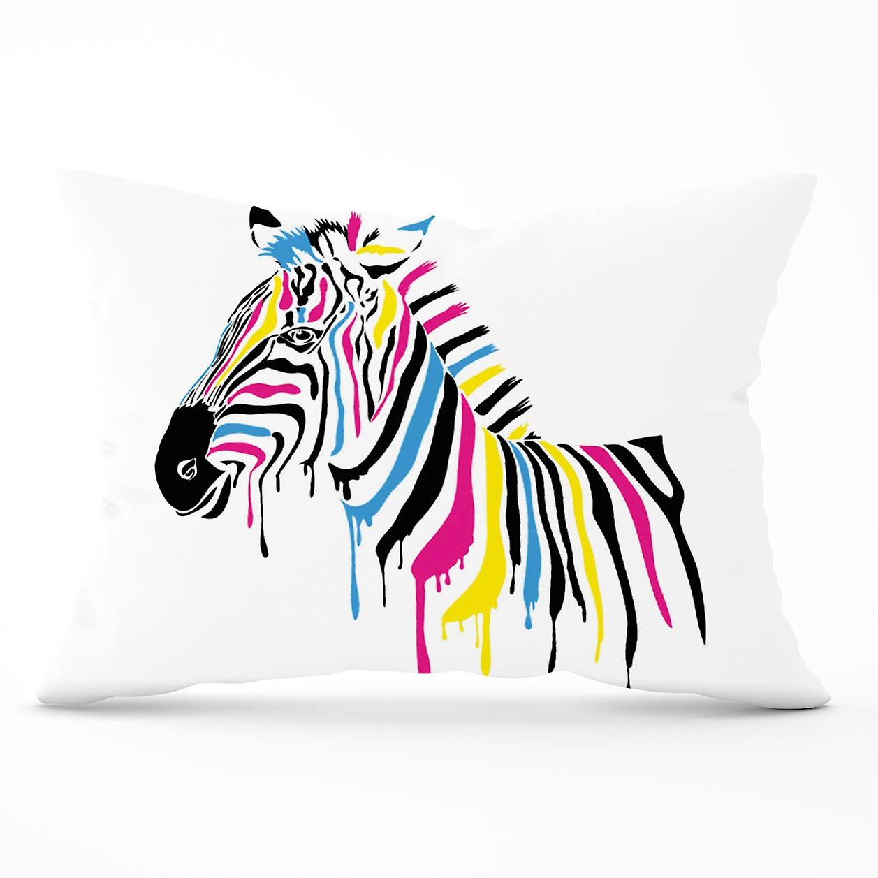 Multi Coloured Zebra Cushions