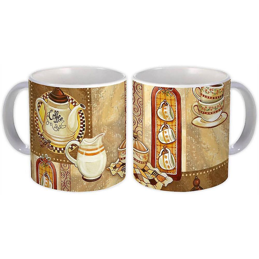 Gift Mug: Coffee Grinder Cups Viintage