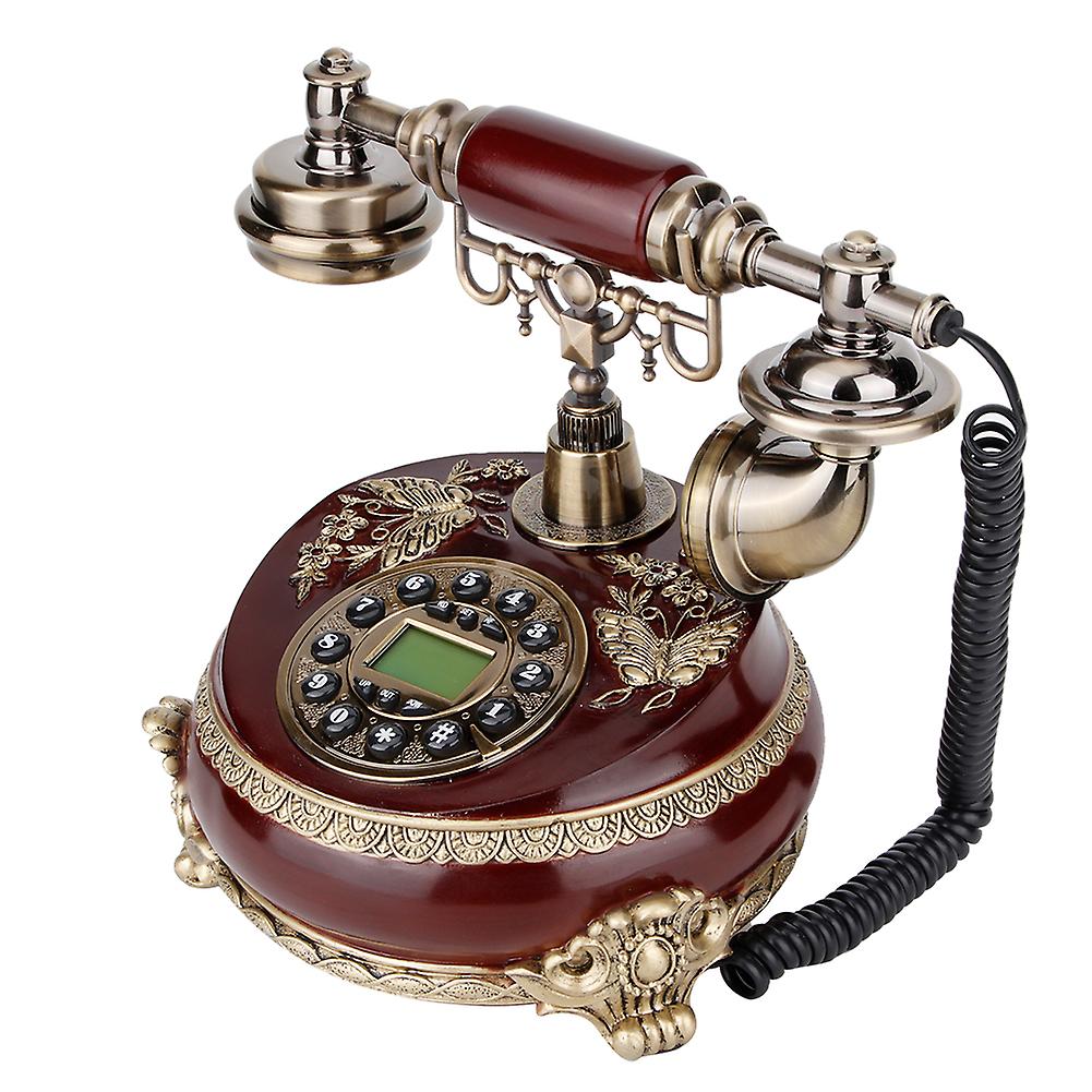 Retro Vintage Desktop ID Telephone with Display, 25x22x26cm