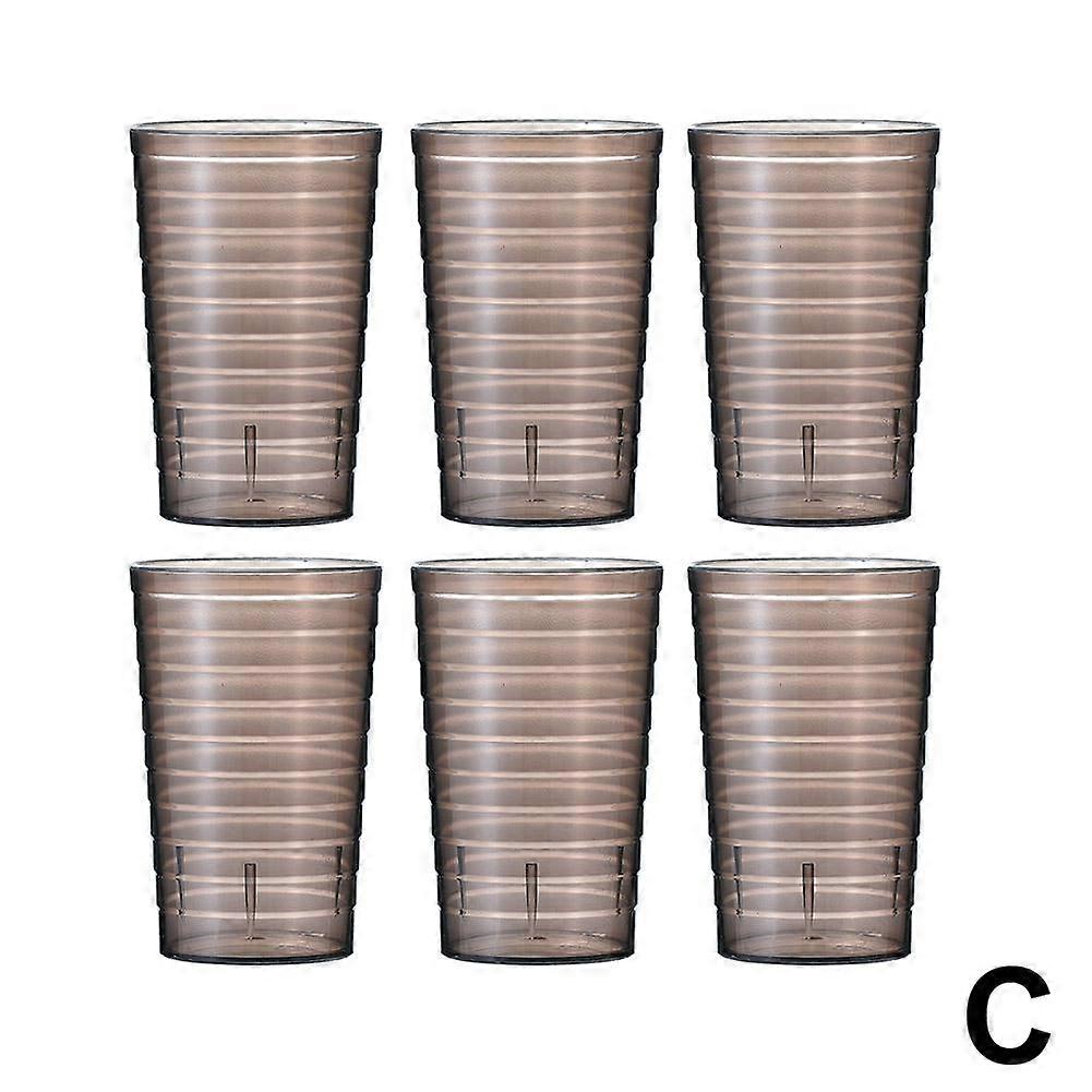 8st ölglas Plast Dricksvatten Cup
