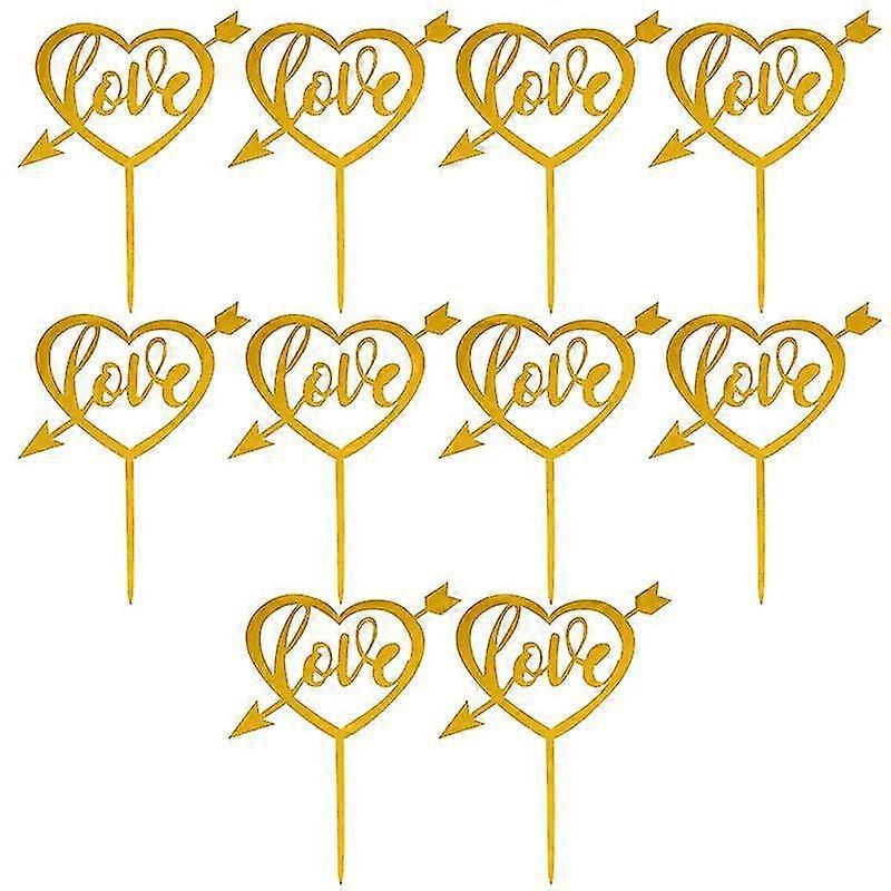 10pcs cake decorations , Cupcake Pick