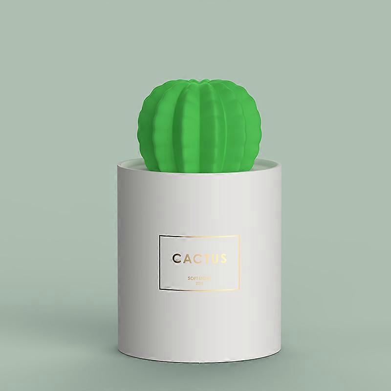Two-in-one night light cactus humidifier LED night light office student mini USB humidifier