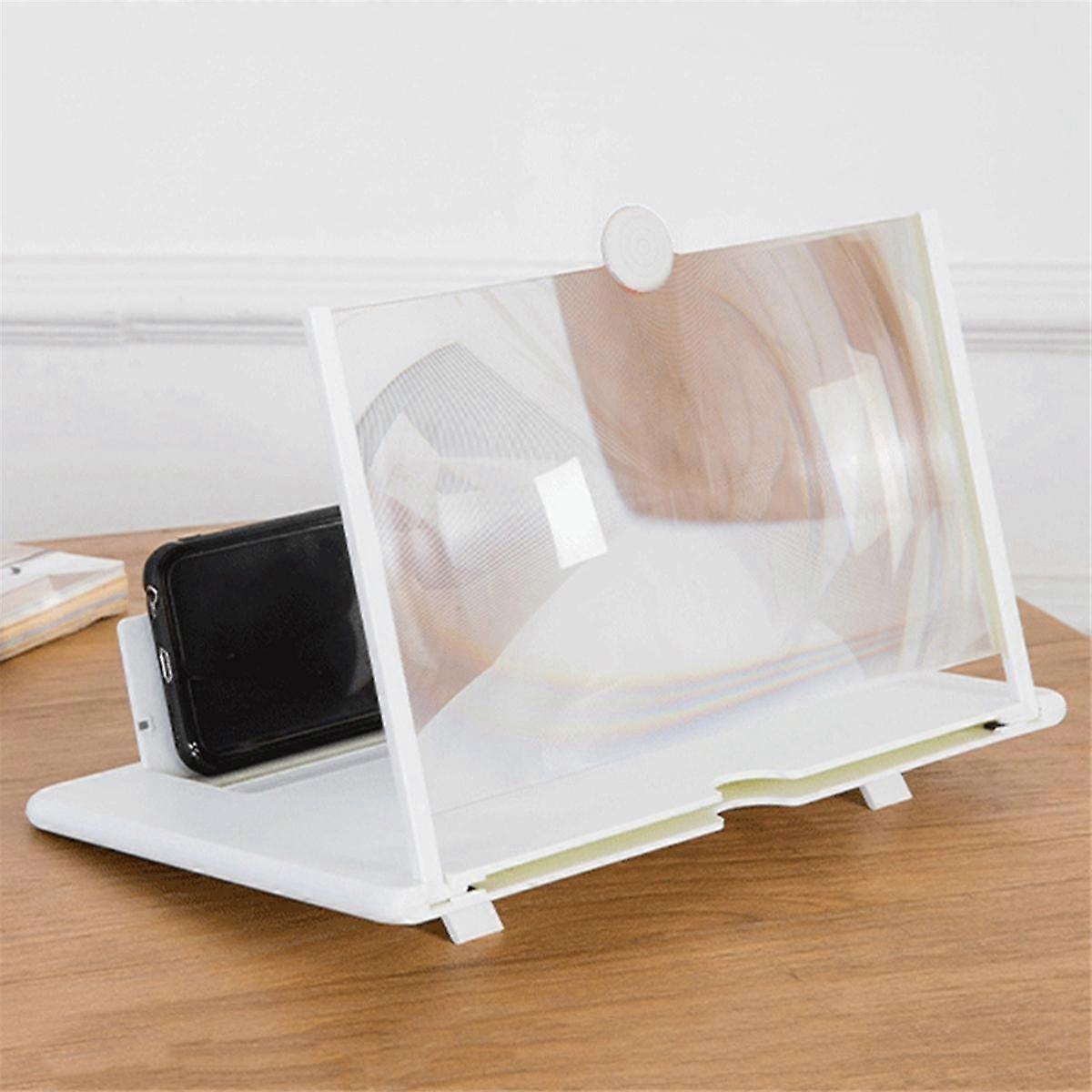 14 Inch 3D Screen Amplifier Mobile Display Enlarged Magnifier for Travel Black