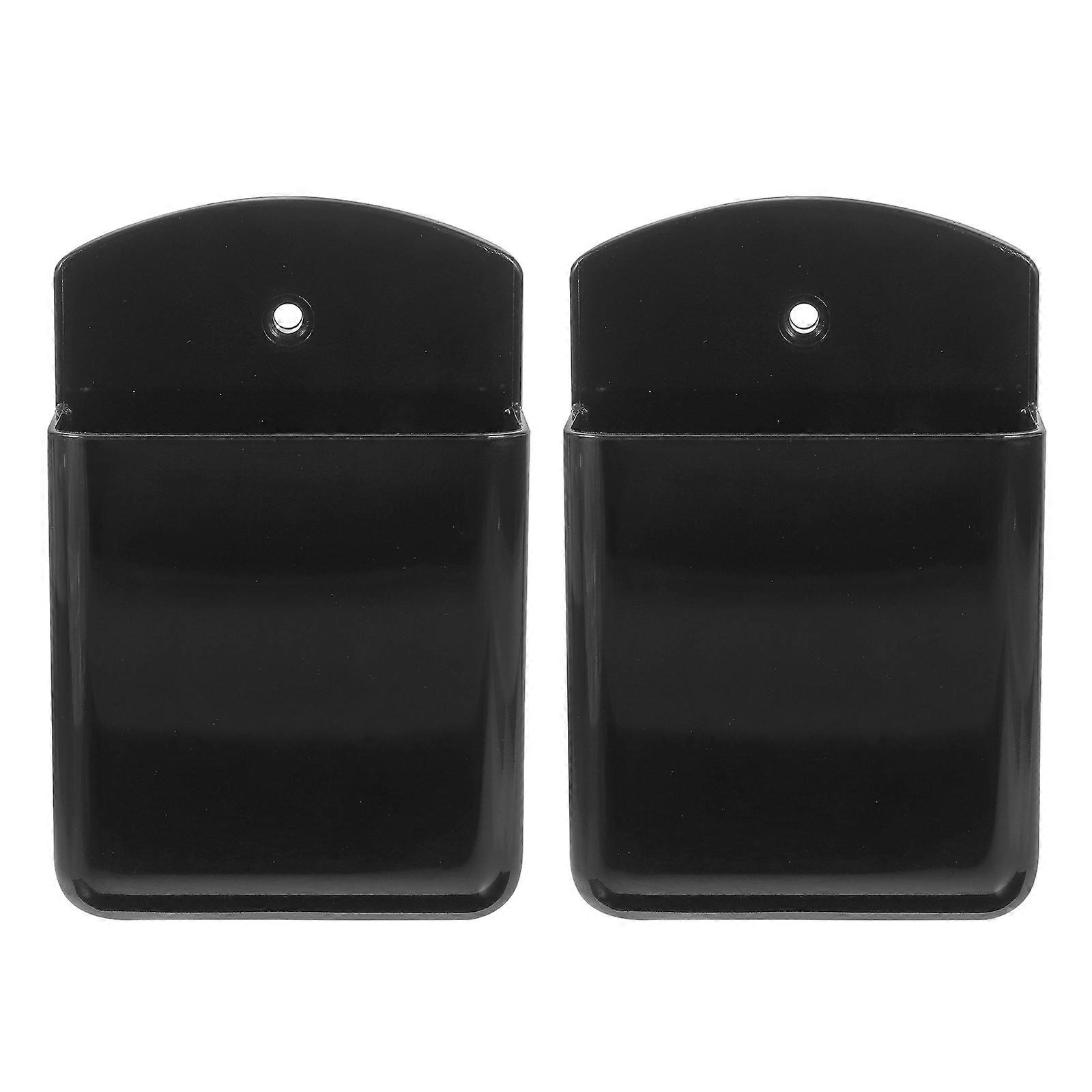 2pcs Wall Mounted Remote Controller Holder No Drilling Remote Wall Organizer Fan Remote Wall Rack