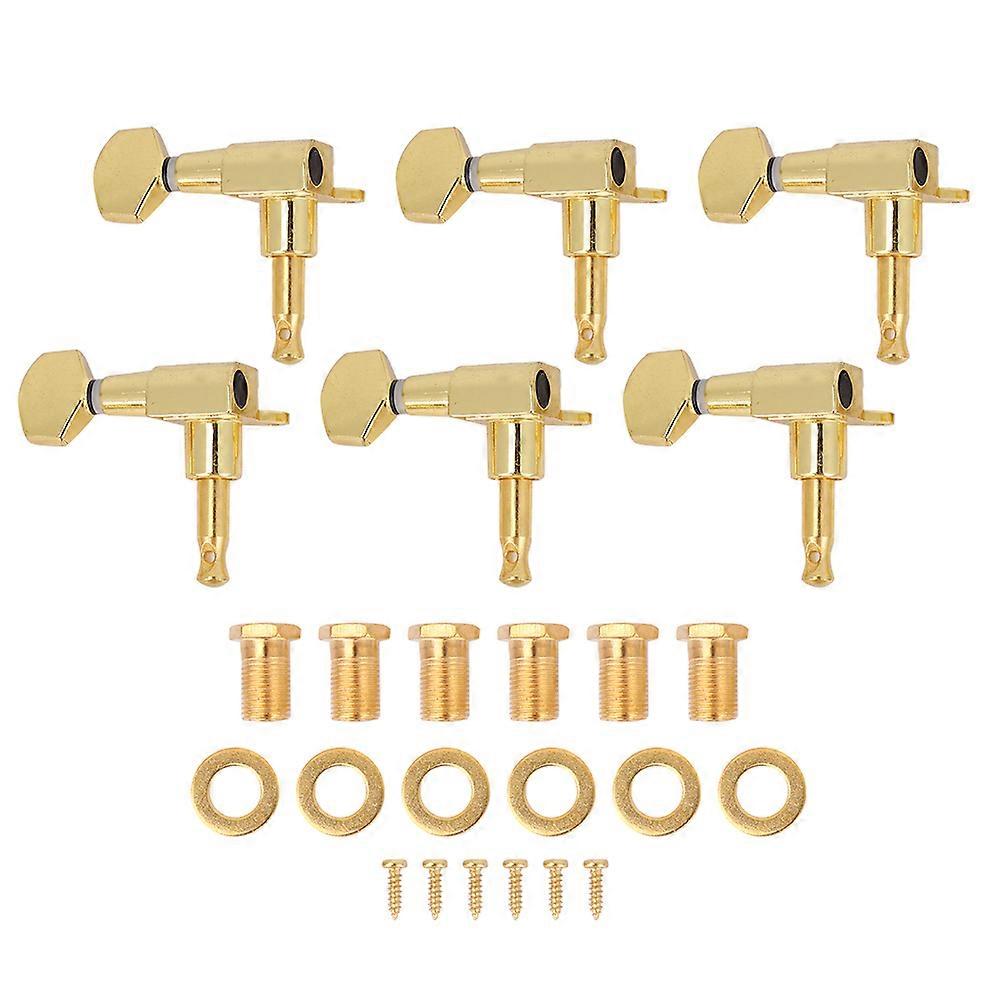 Gold plated 10 Strings Guitar String Tuning Pegs Square Head Guitar Keys Tuners Machine Head