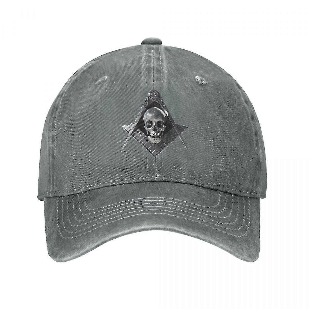 GYFDYM Ponytail Baseball Cap Adjustable Hats Freemason Skull Widows Son Masonic Spring