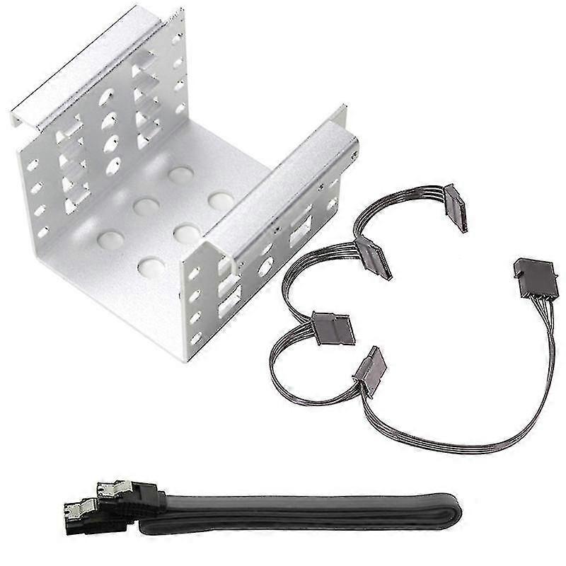 2.5in To 3.5in Internal Ssd Mounting Bracket W/sata Data Cable And Power Cables FT
