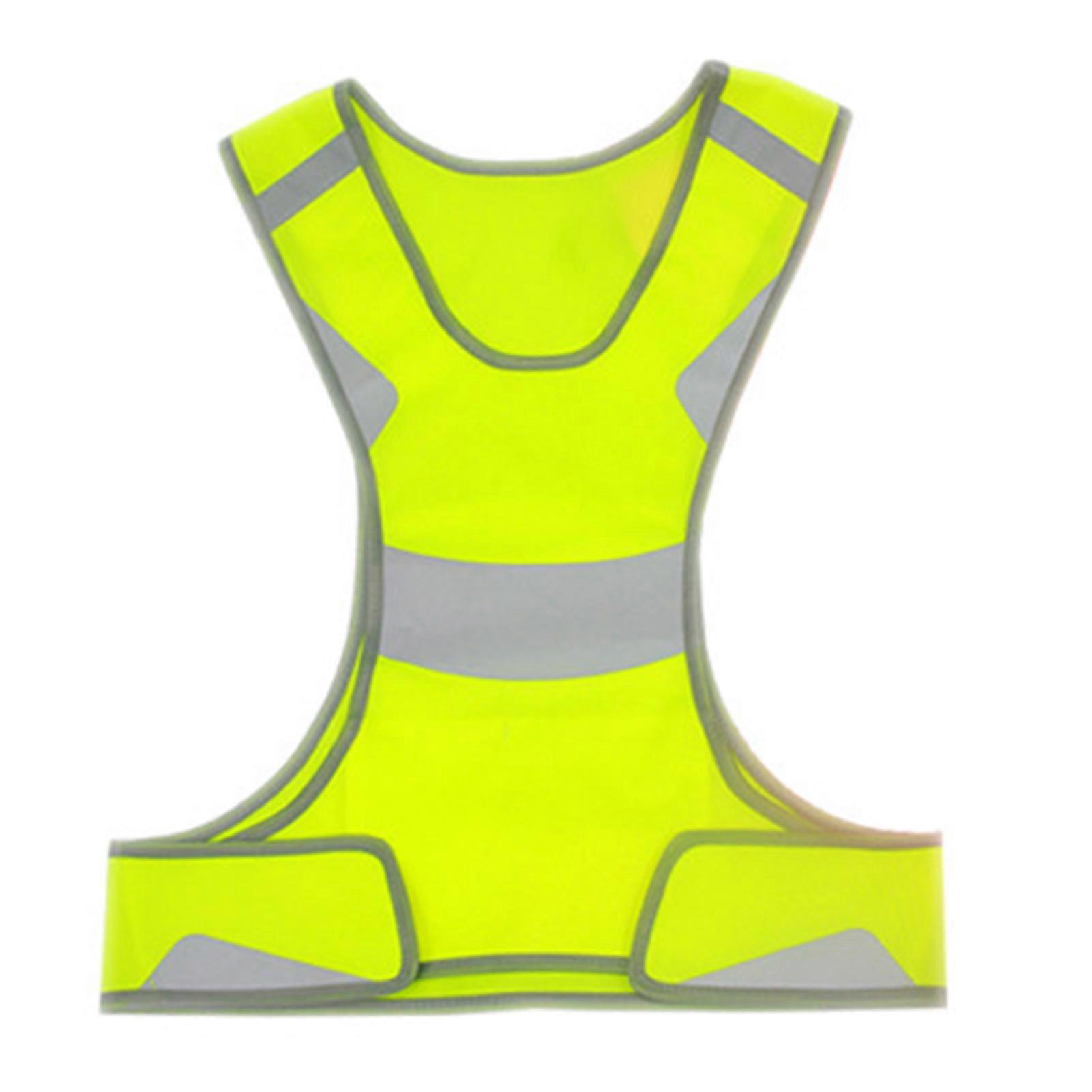 Jogging Reflective Vest for Men Women Breathable High Visibility Safety Vest for Runners Night Walking